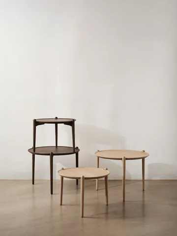 Aria Couchtisch - Dark oak, Ø50x37 cm - Design House Stockholm