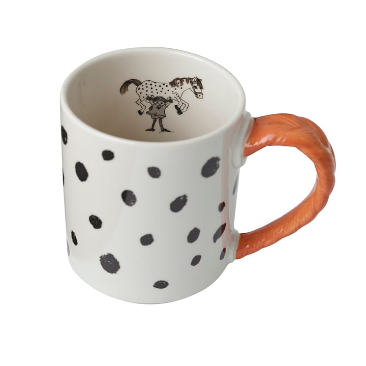 Astrid Lindgren Pippi Jubiläumstasse 35cl, Dots Design House Stockholm