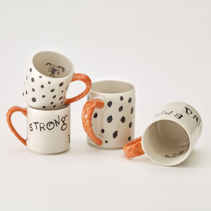 Astrid Lindgren Pippi Jubiläumstasse 35cl, Dots Design House Stockholm