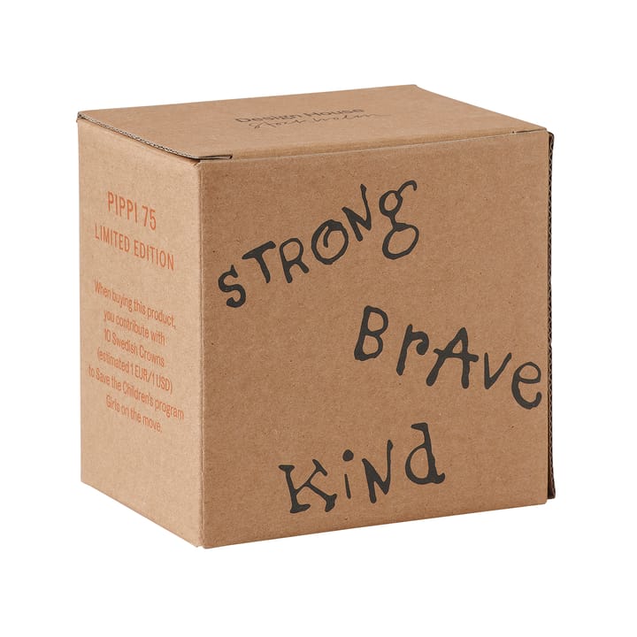 Astrid Lindgren Pippi Jubiläumstasse 35cl, Strong Kind Brave Design House Stockholm