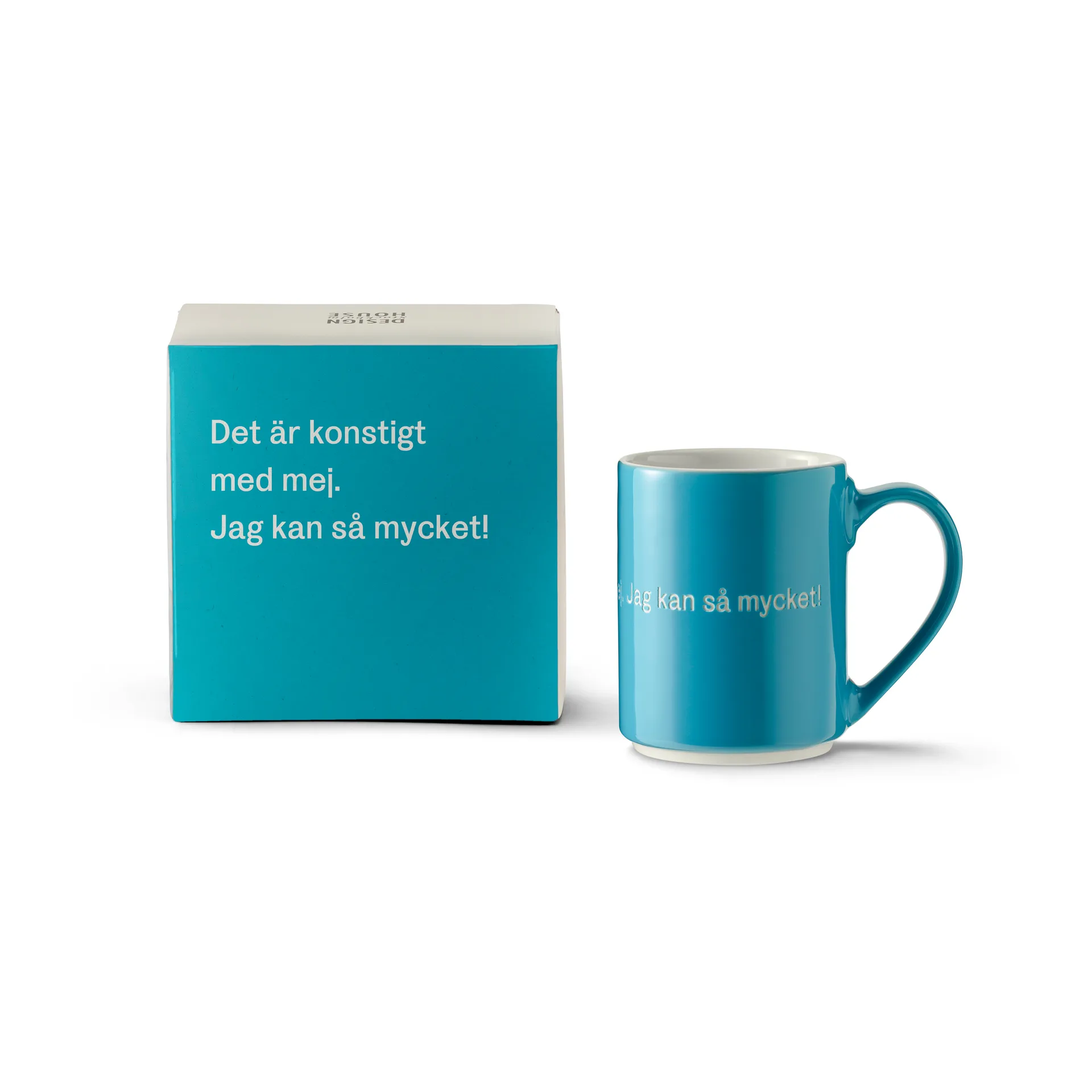 Astrid Lindgren Tasse, det är konstigt mit mig..., Schwedischer Text Design House Stockholm
