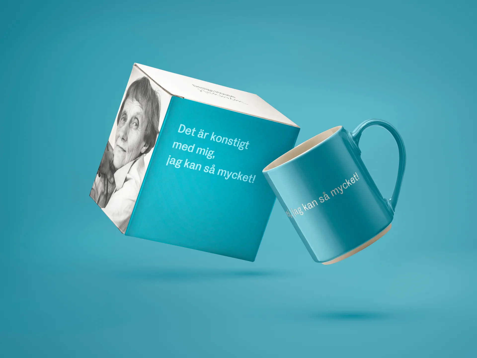 Astrid Lindgren Tasse, det är konstigt mit mig..., Schwedischer Text Design House Stockholm