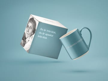 Astrid Lindgren Tasse, du är inte klok… - Schwedischer Text - Design House Stockholm