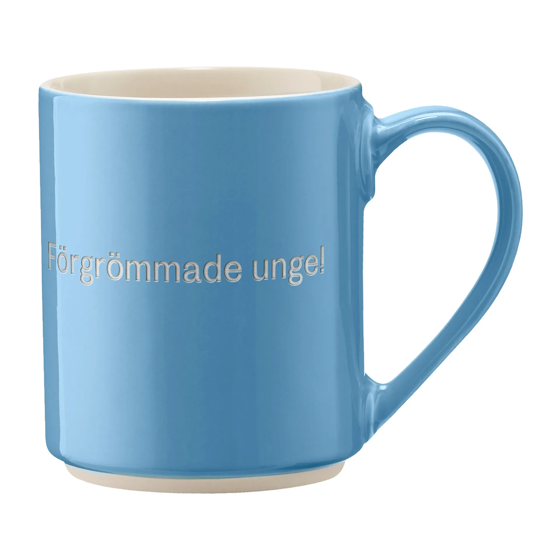 Astrid Lindgren Tasse, förgrömmade Unge!, Schwedischer Text Design House Stockholm