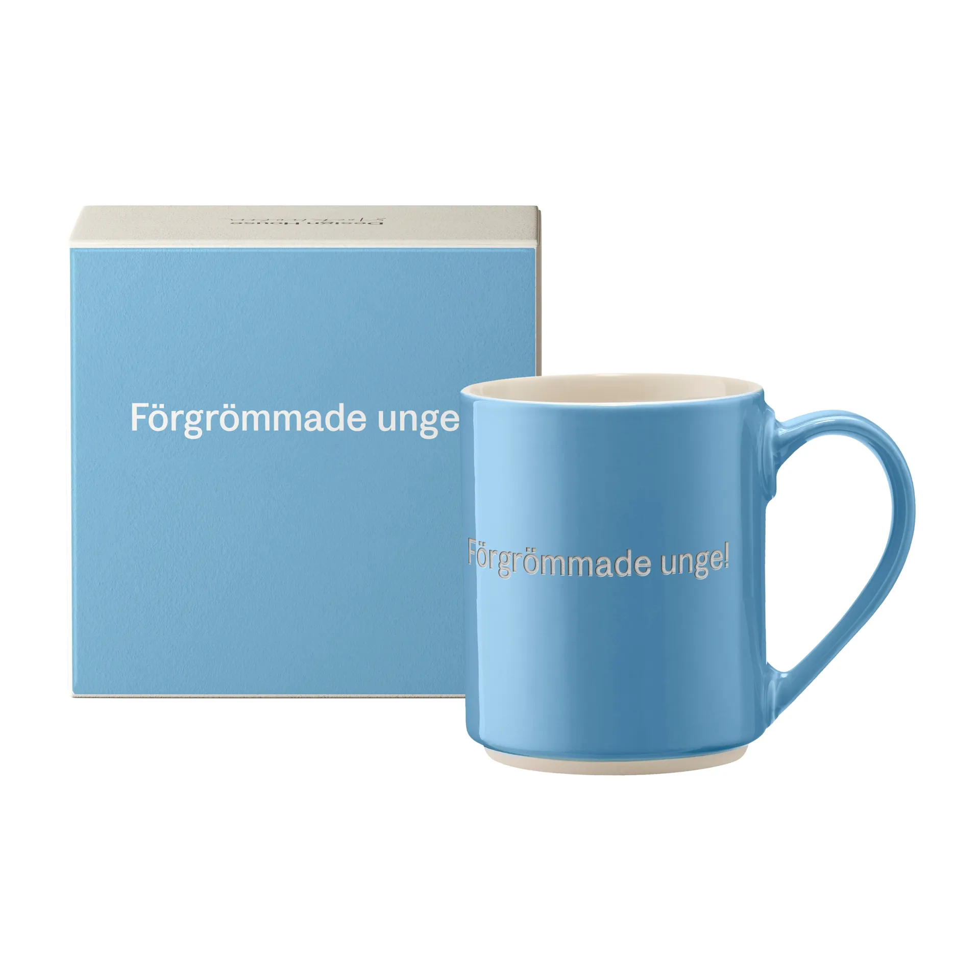 Astrid Lindgren Tasse, förgrömmade Unge!, Schwedischer Text Design House Stockholm