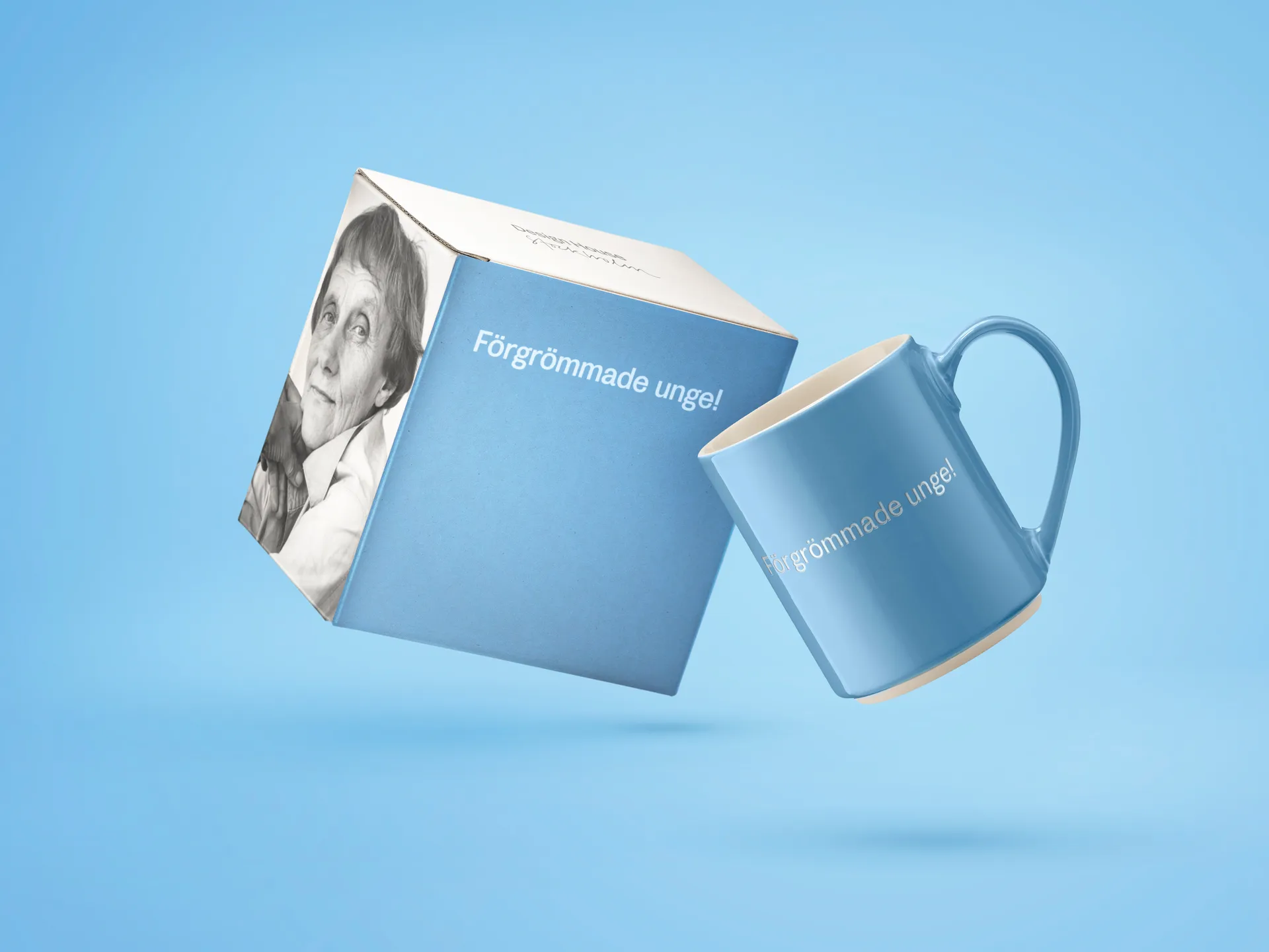 Astrid Lindgren Tasse, förgrömmade Unge!, Schwedischer Text Design House Stockholm