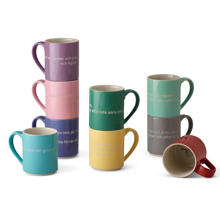 Astrid Lindgren Tasse, Give the children love - Grau-schwedisch - Design House Stockholm