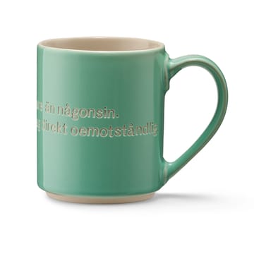 Astrid Lindgren Tasse, I am frecklier… - Grün-schwedisch - Design House Stockholm