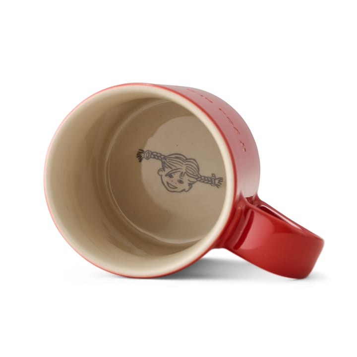 Astrid Lindgren Tasse, If you are very strong, Rot-englisch Design House Stockholm