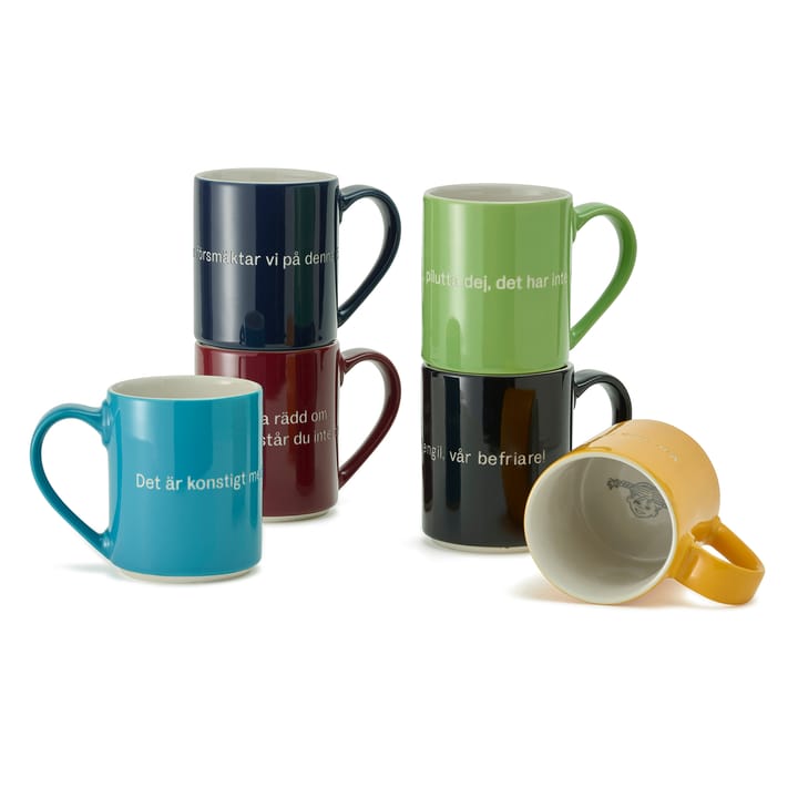 Astrid Lindgren Tasse, livet är en sak, Schwedischer Text Design House Stockholm