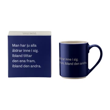 Astrid Lindgren Tasse, man har ju alla åldrar - Schwedischer Text - Design House Stockholm