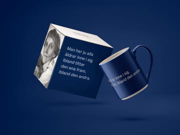 Astrid Lindgren Tasse, man har ju alla åldrar - Schwedischer Text - Design House Stockholm