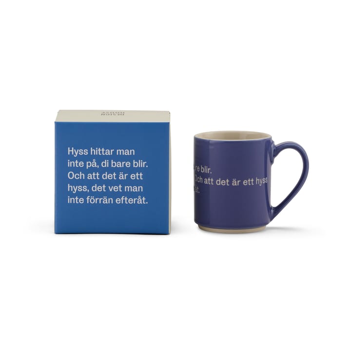 Astrid Lindgren Tasse, S'not something you plan, Blau-schwedisch Design House Stockholm