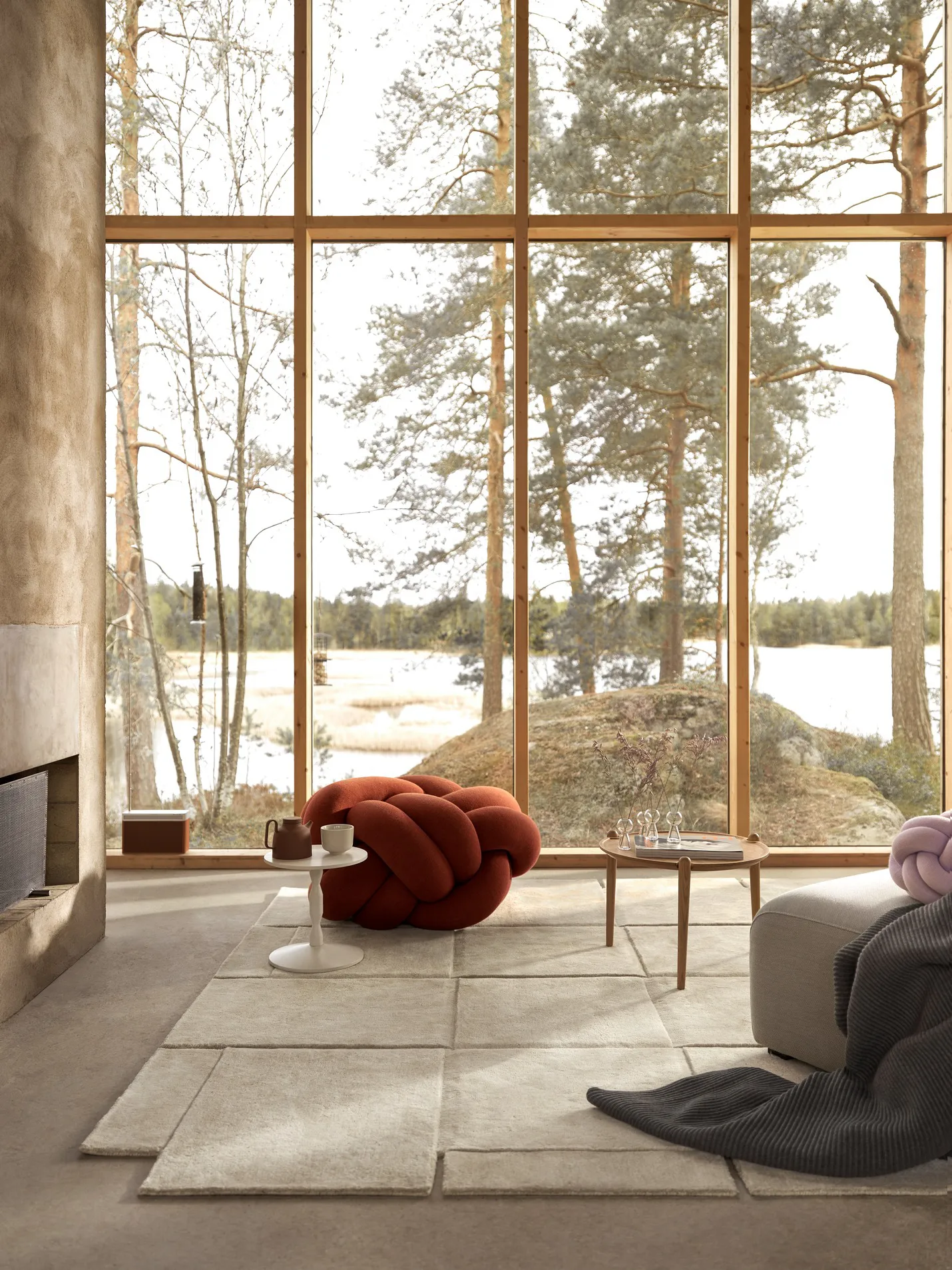 Basket Teppich beige, 185 x 240cm Design House Stockholm
