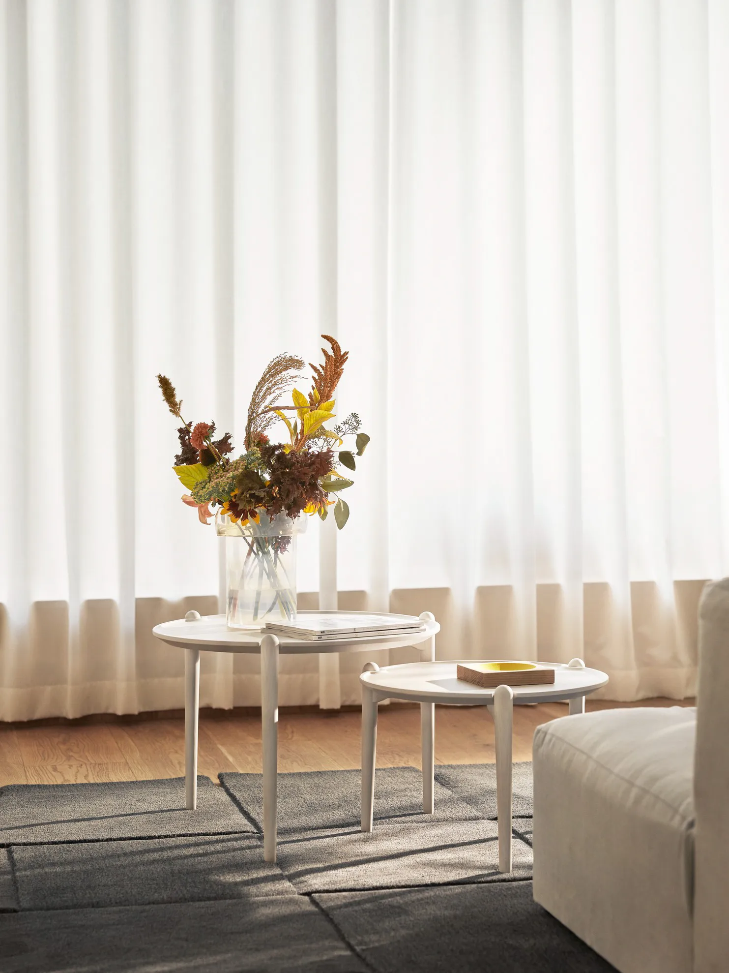 Basket Teppich, dunkel grau, 180 x 180cm Design House Stockholm