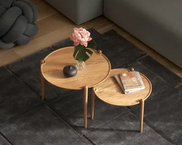 Basket Teppich, dunkel grau - 180 x 180cm - Design House Stockholm