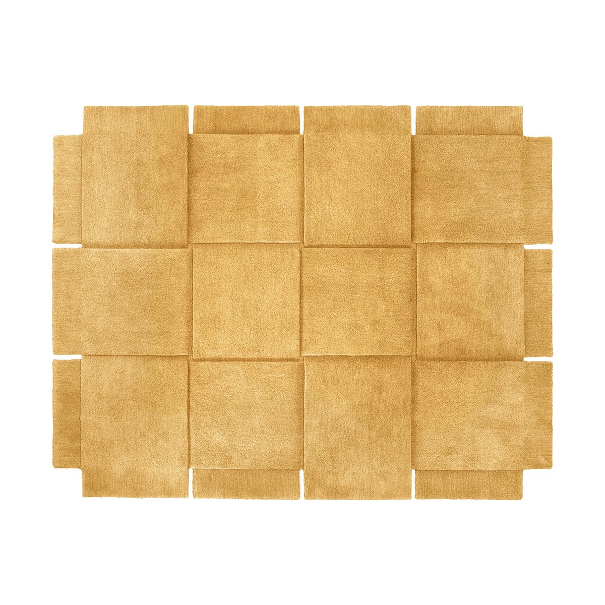 Design House Stockholm Basket Teppich yellow ochre 185x240 cm