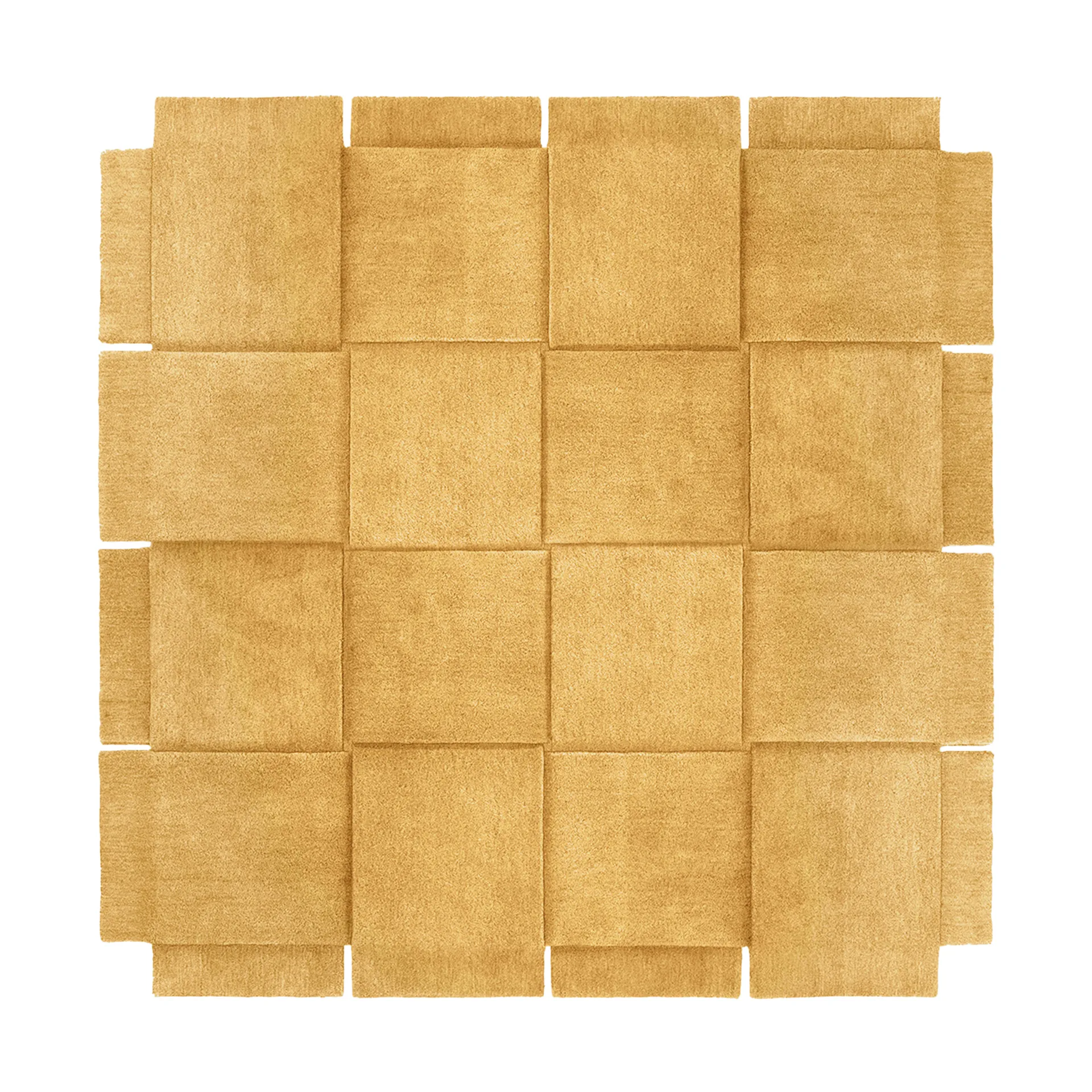 Basket Teppich yellow ochre, 245x245 cm Design House Stockholm