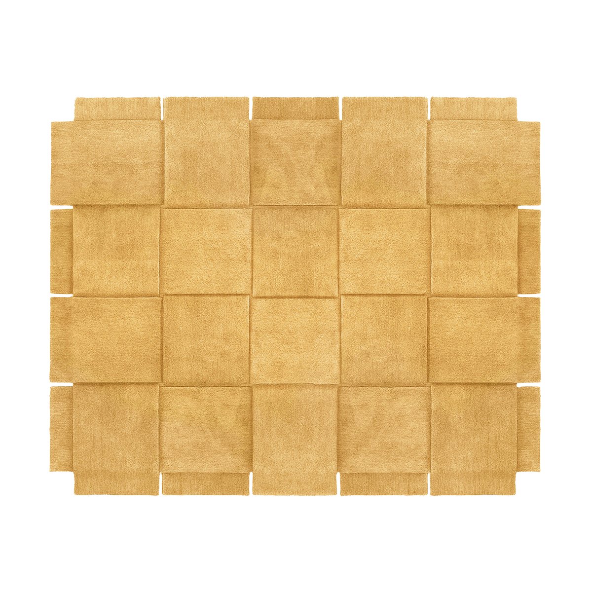 Design House Stockholm Basket Teppich yellow ochre 245x300 cm