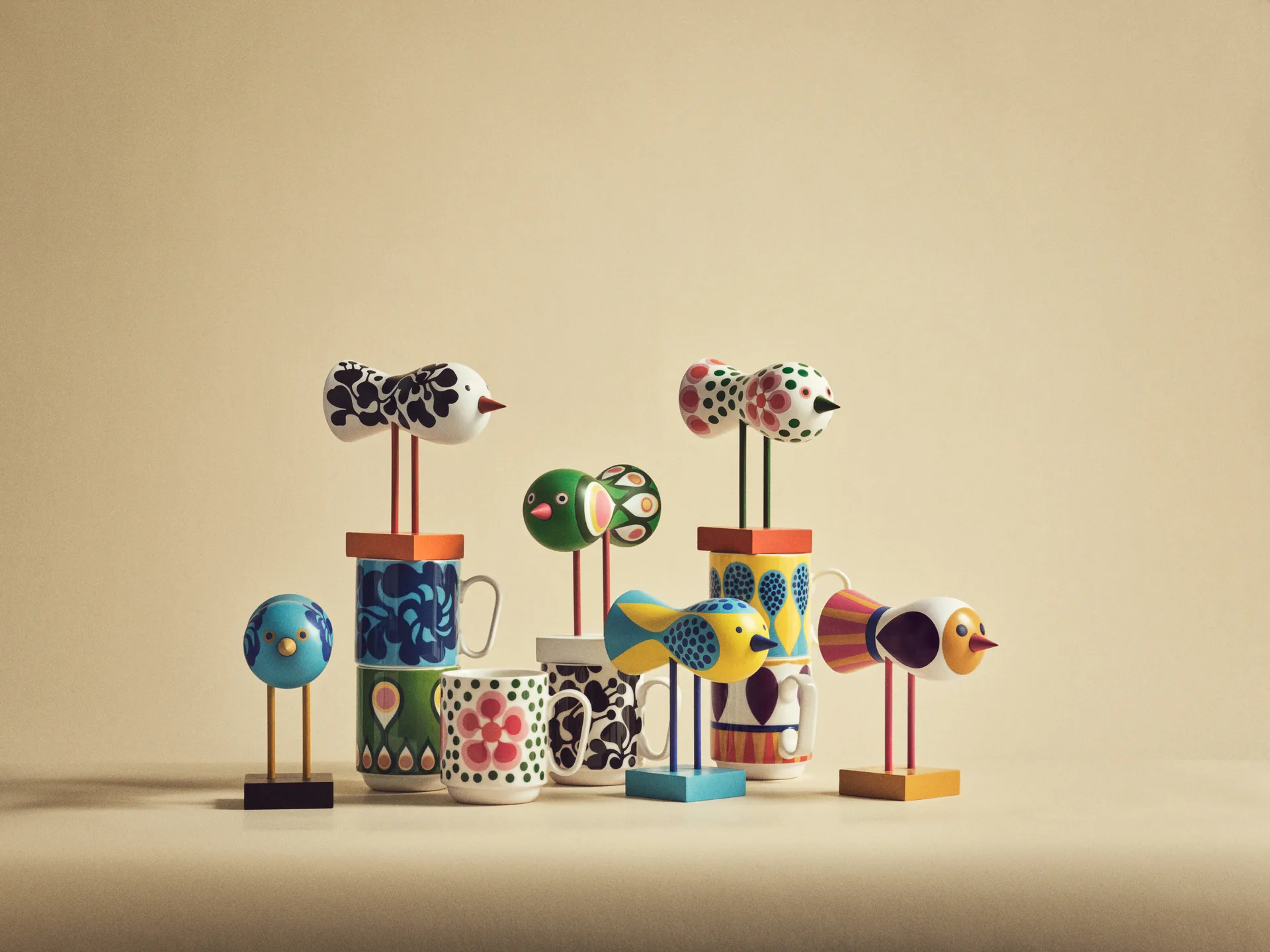 Birds 1967 Tasse 35 cl, Nr. 1 Design House Stockholm