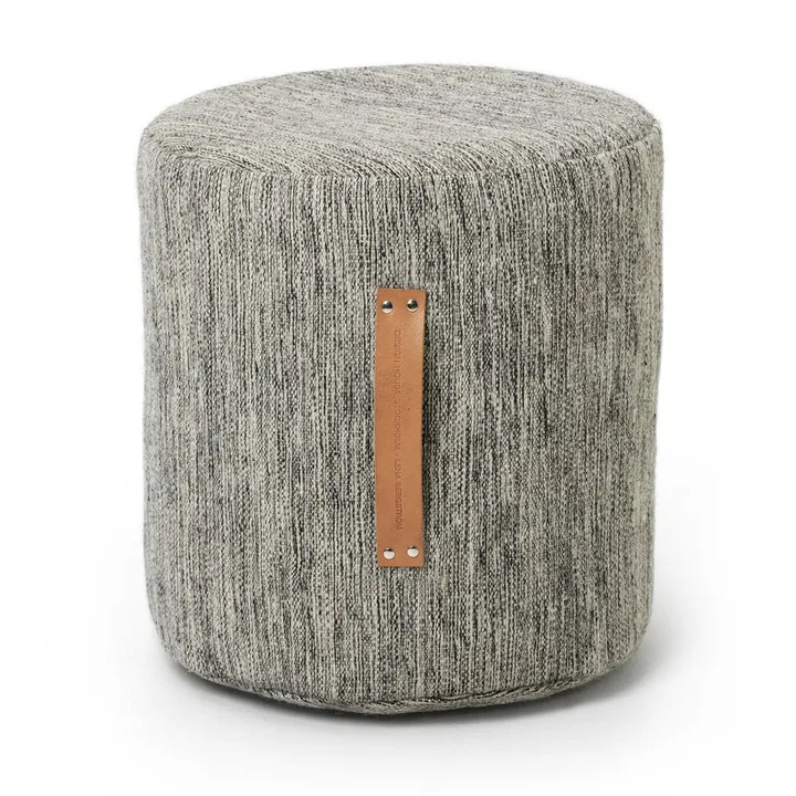 Björk runder Hocker hoch - Hellgrau, Ø45x45 cm - Design House Stockholm