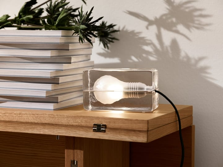 Block Lamp Tischleuchte, Weißes Kabel Design House Stockholm