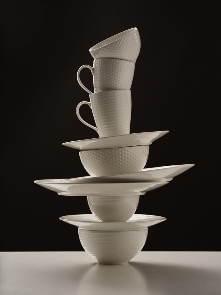 Blond Teller 28 cm, Stripe weiß Design House Stockholm