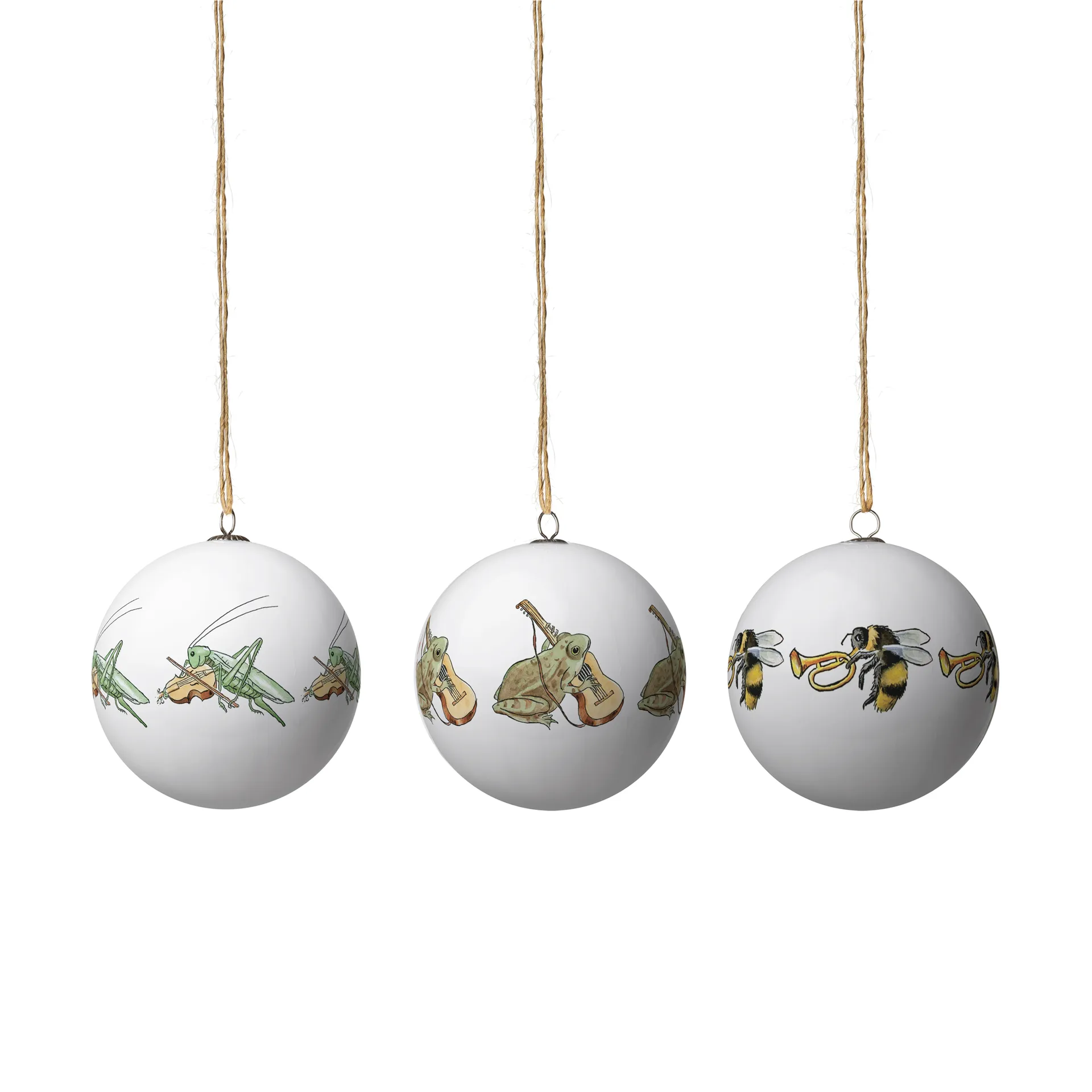 Elsa Beskow Weihnachtsbaumkugeln 3er Pack, Set no 9 Design House Stockholm