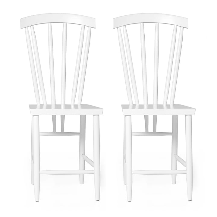 Family Chairs Stuhl weiß 2er Pack - Modell nr 3 - Design House Stockholm