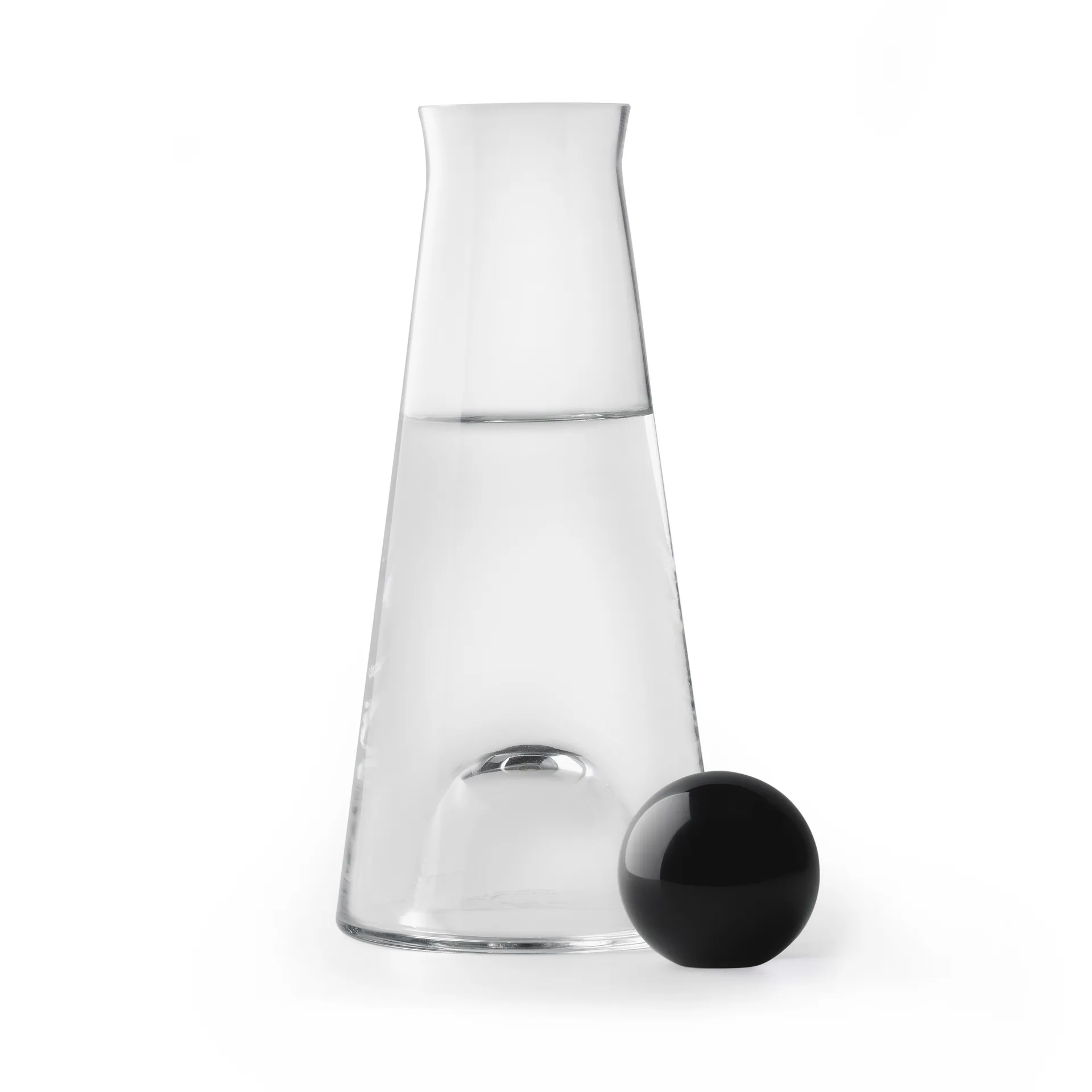 Fia Karaffe, Schwarz/klar Design House Stockholm