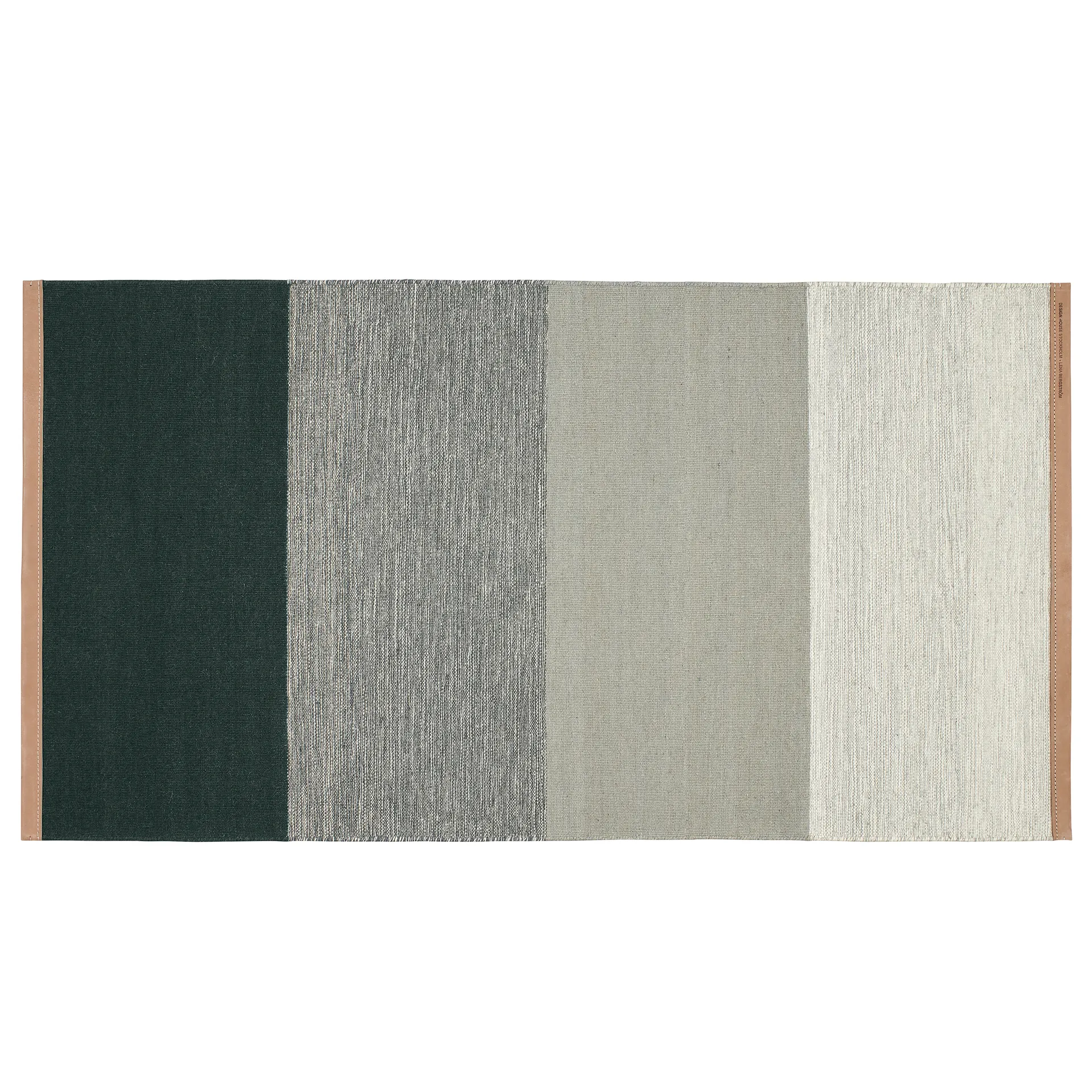 Fields Teppich 70 x 130cm, Grün-grau Design House Stockholm