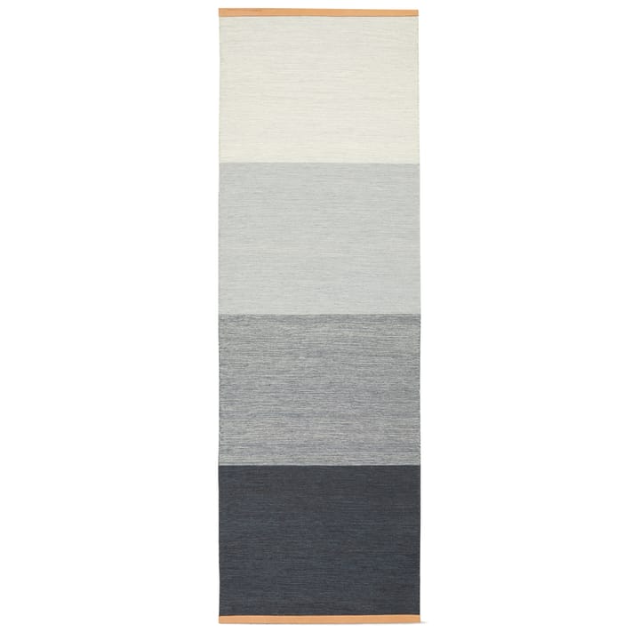 Fields Teppich 80x250 cm - Blau-grau - Design House Stockholm