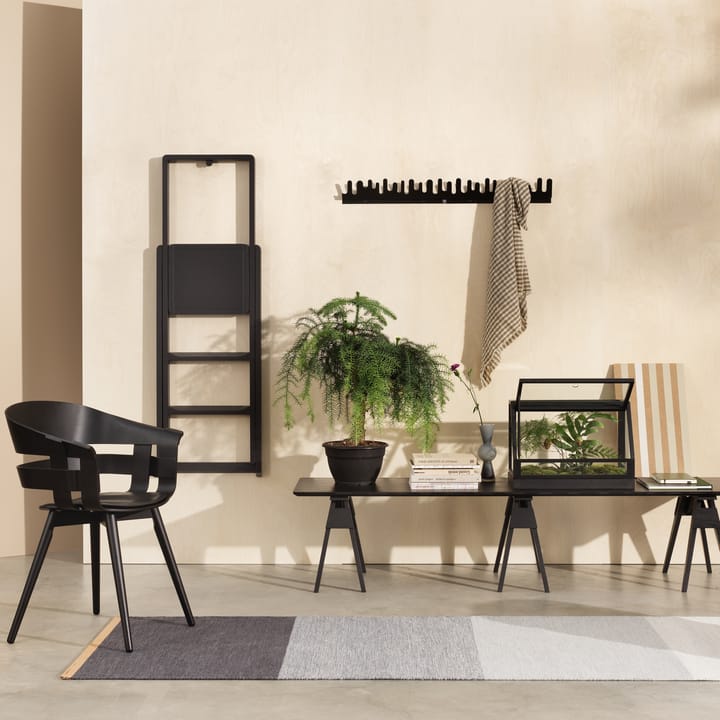 Fields Teppich 80x250 cm, Blau-grau Design House Stockholm
