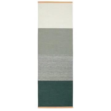 Fields Teppich 80x250 cm - Grün-grau - Design House Stockholm