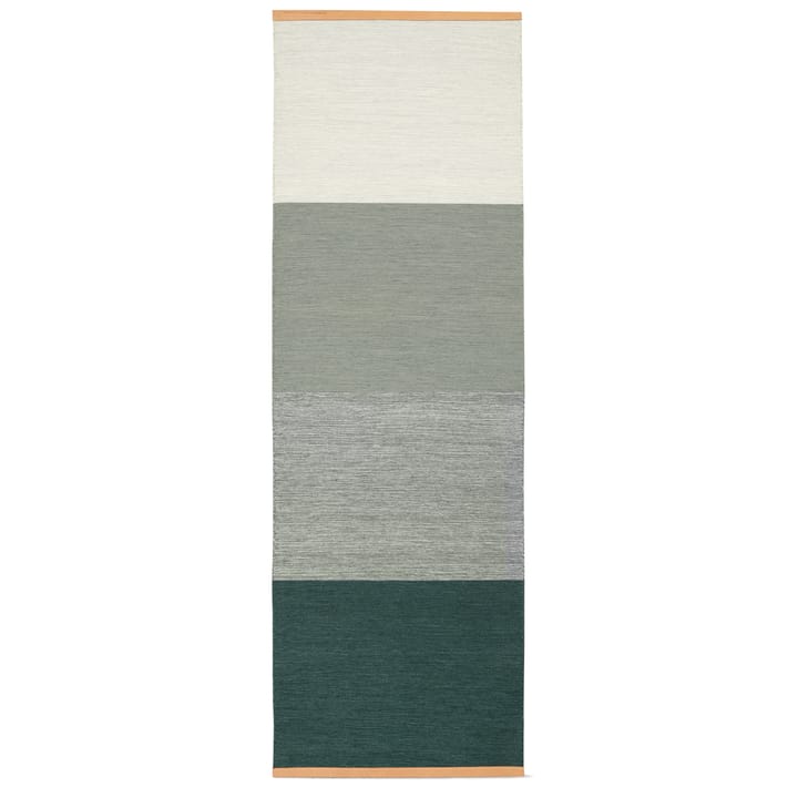 Fields Teppich 80x250 cm - Grün-grau - Design House Stockholm