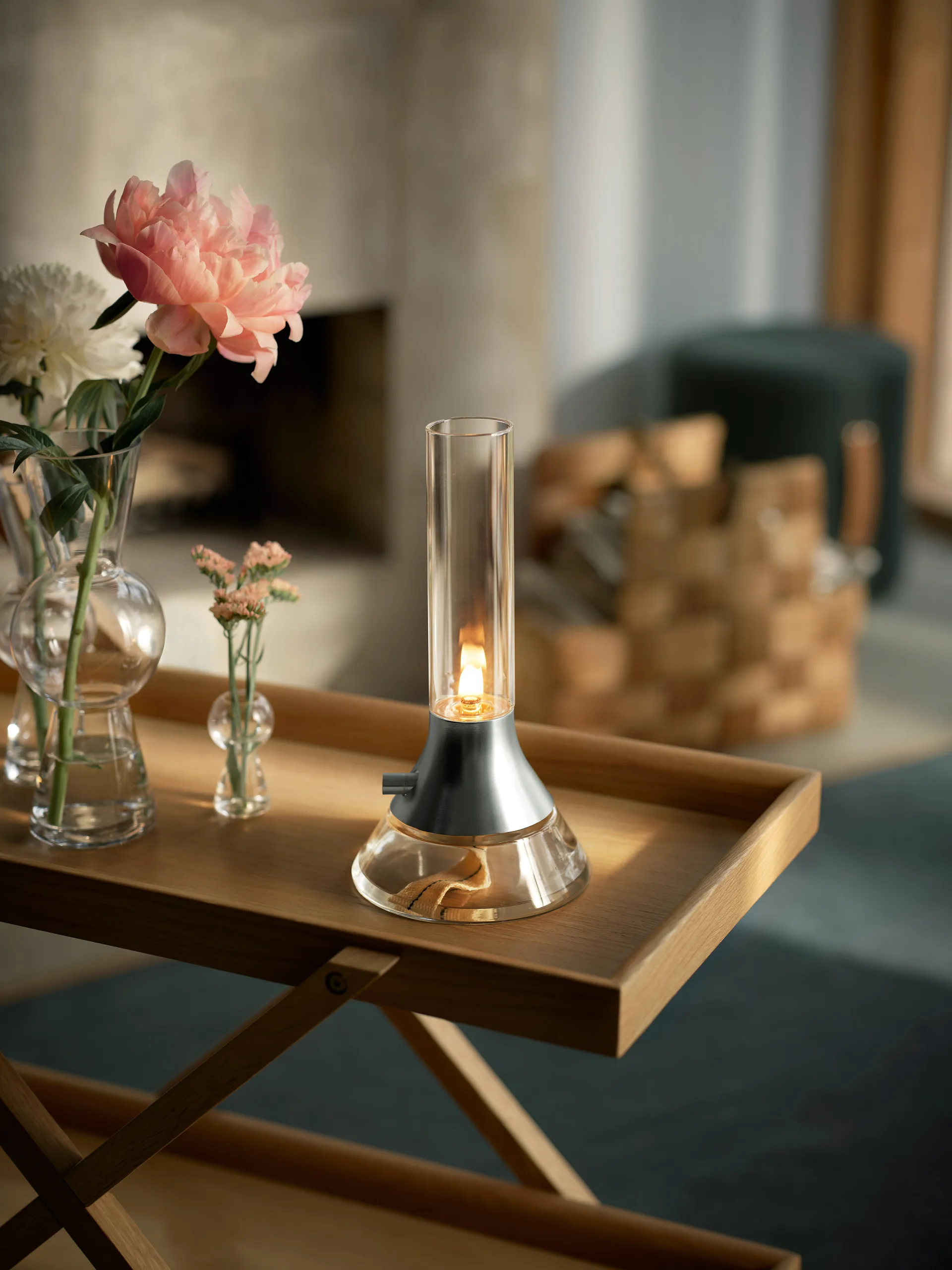 Fyr Petroleumleuchte 31cm, Klar-silber Design House Stockholm