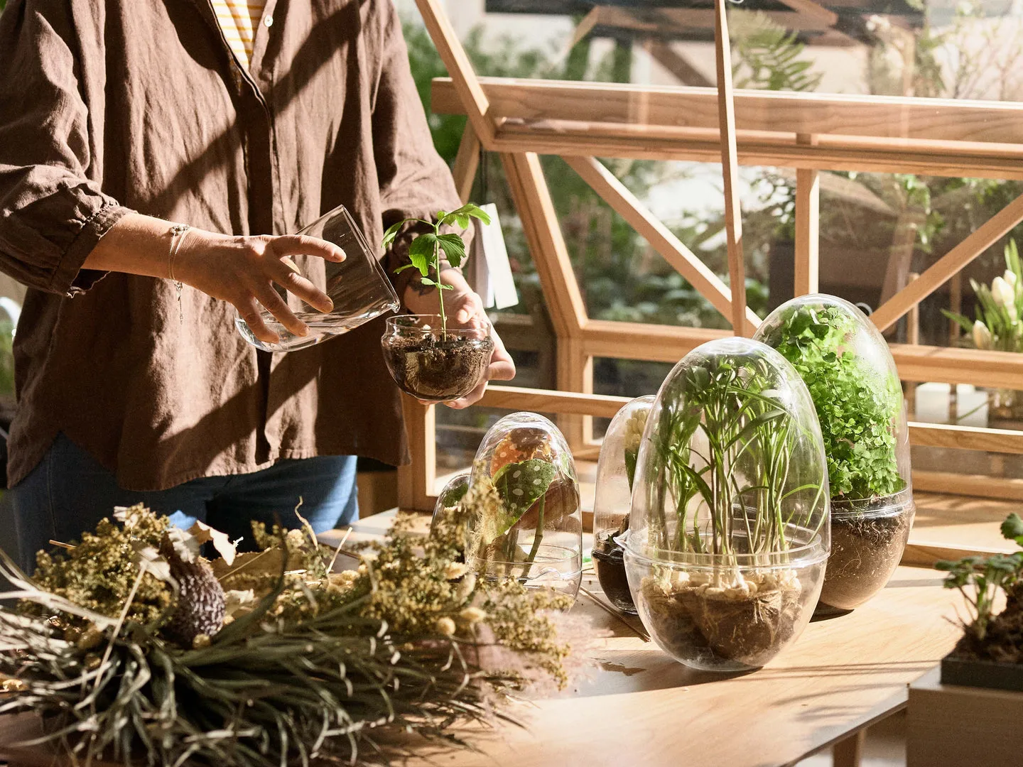 Grow Mini-Gewächshaus, Medium ø11 cm Design House Stockholm