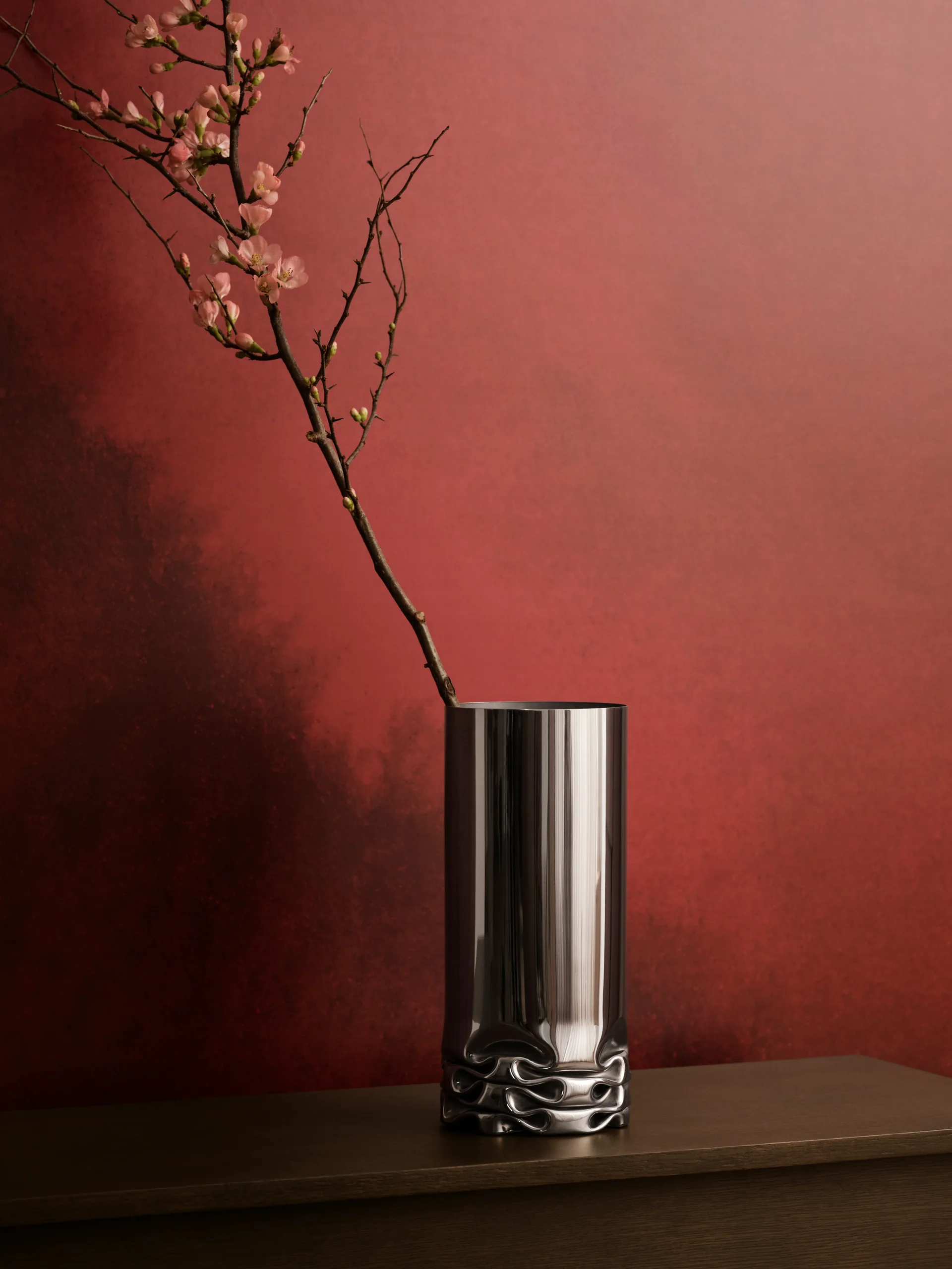Hydraulic Vase 25 cm, Edelstahl, 33 cm Design House Stockholm