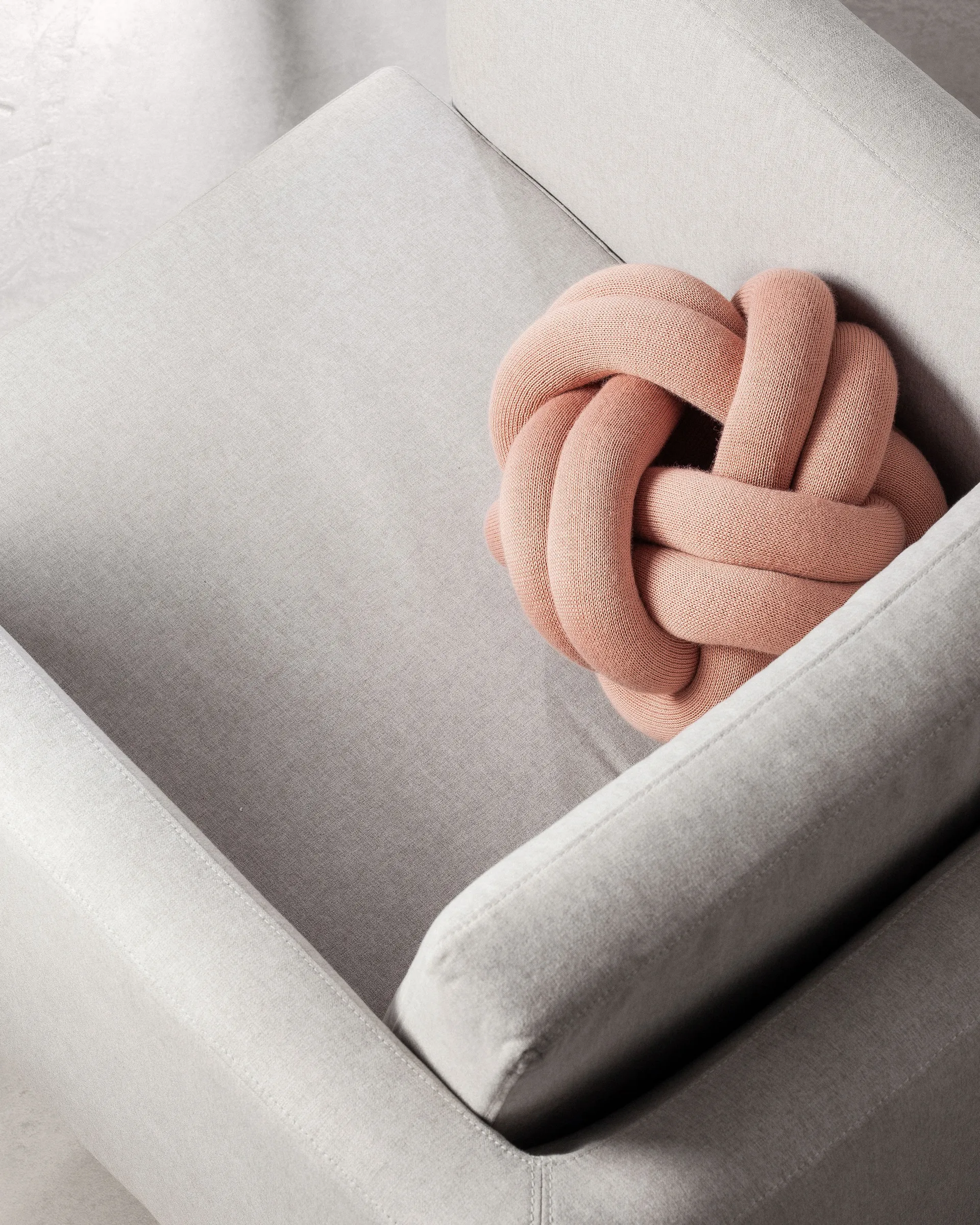 Knot Kissen, Dusty pink Design House Stockholm