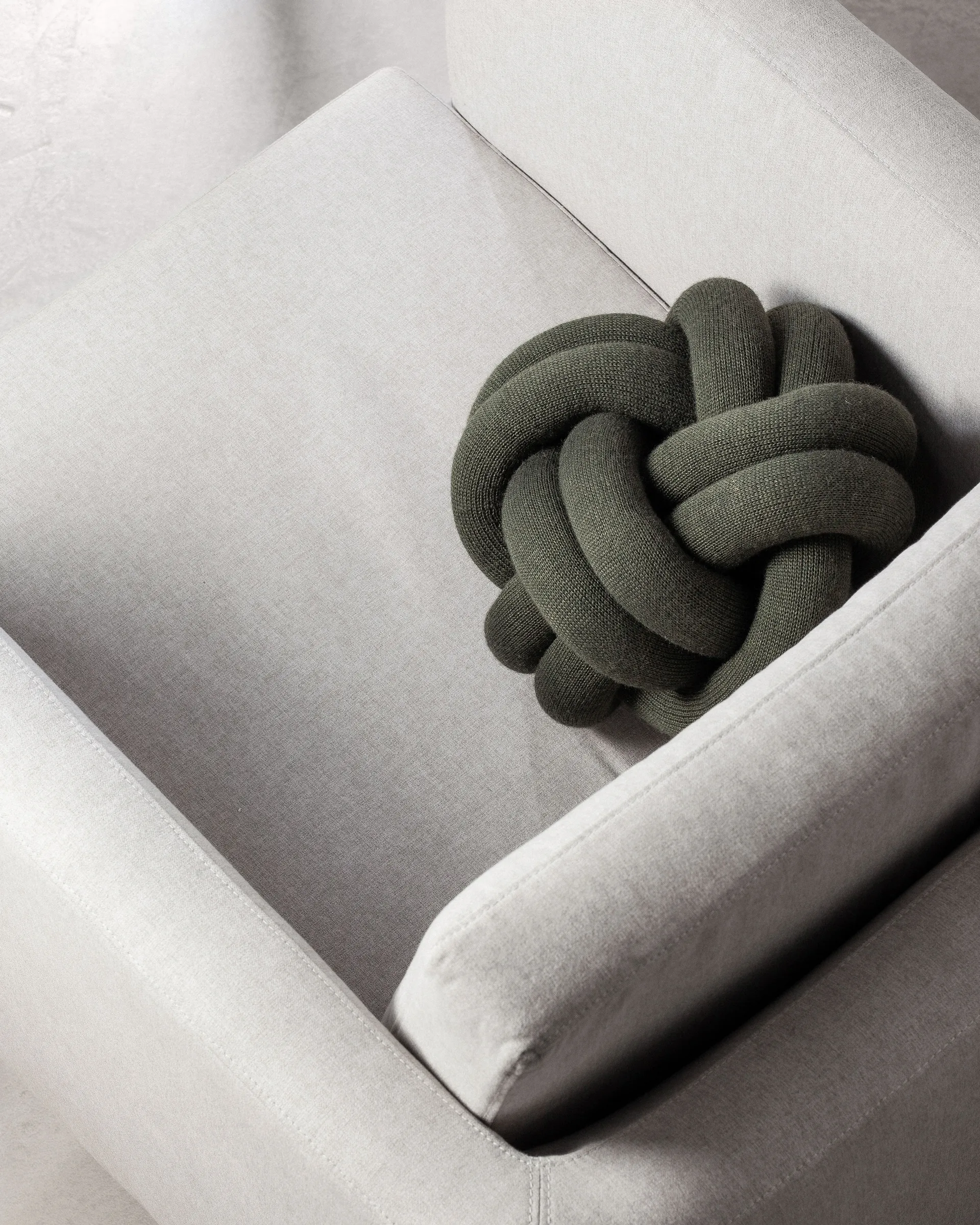 Knot Kissen, Forest green Design House Stockholm