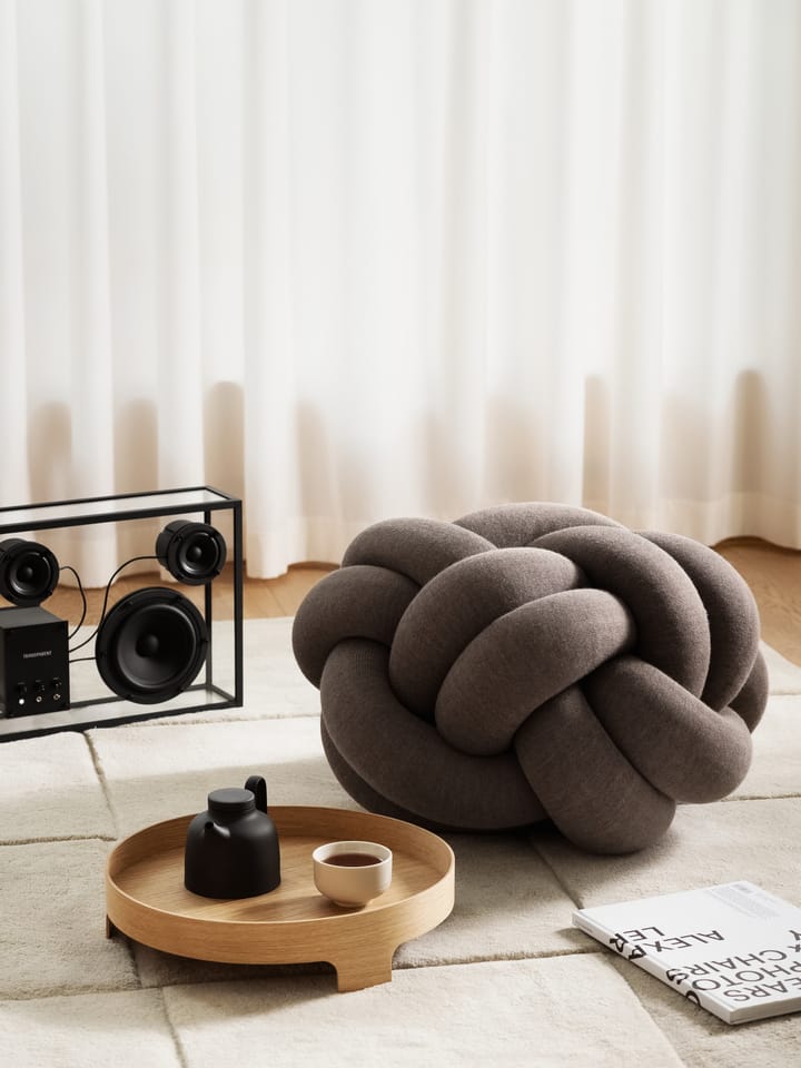 Knot Kissen M, Brown Design House Stockholm
