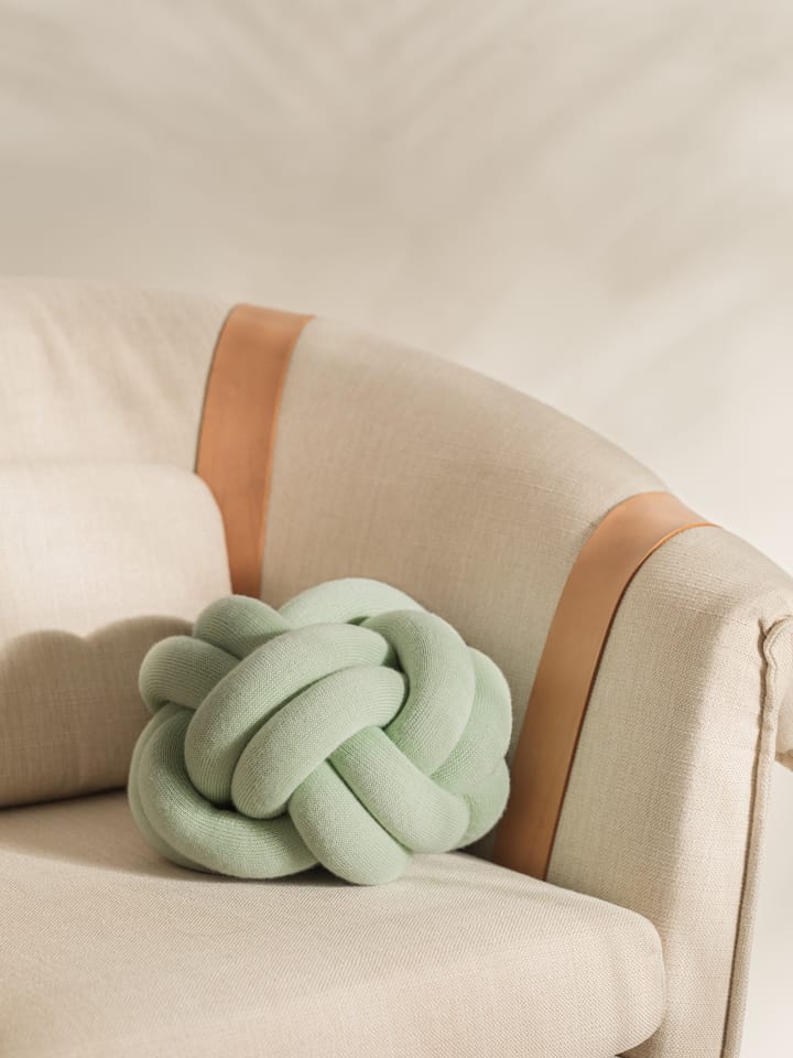 Knot Kissen, Mint green Design House Stockholm