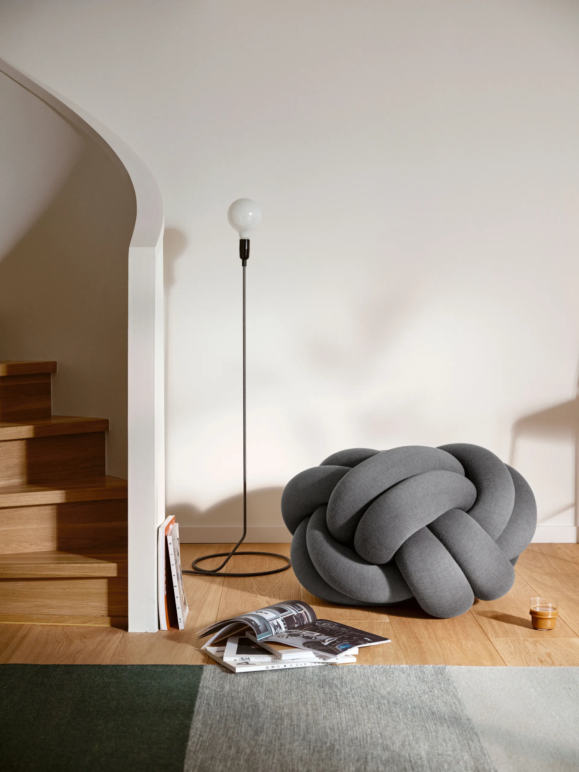 Knot Kissen XL, Grey Design House Stockholm
