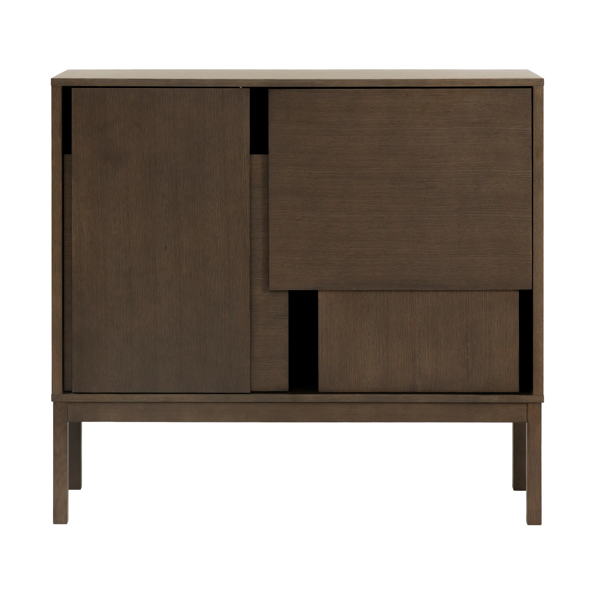 Layer Sideboard, Dunkle Eiche, 120x110, mit Beinen Design House Stockholm
