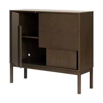 Layer Sideboard - Dunkle Eiche, 120x110, mit Beinen - Design House Stockholm
