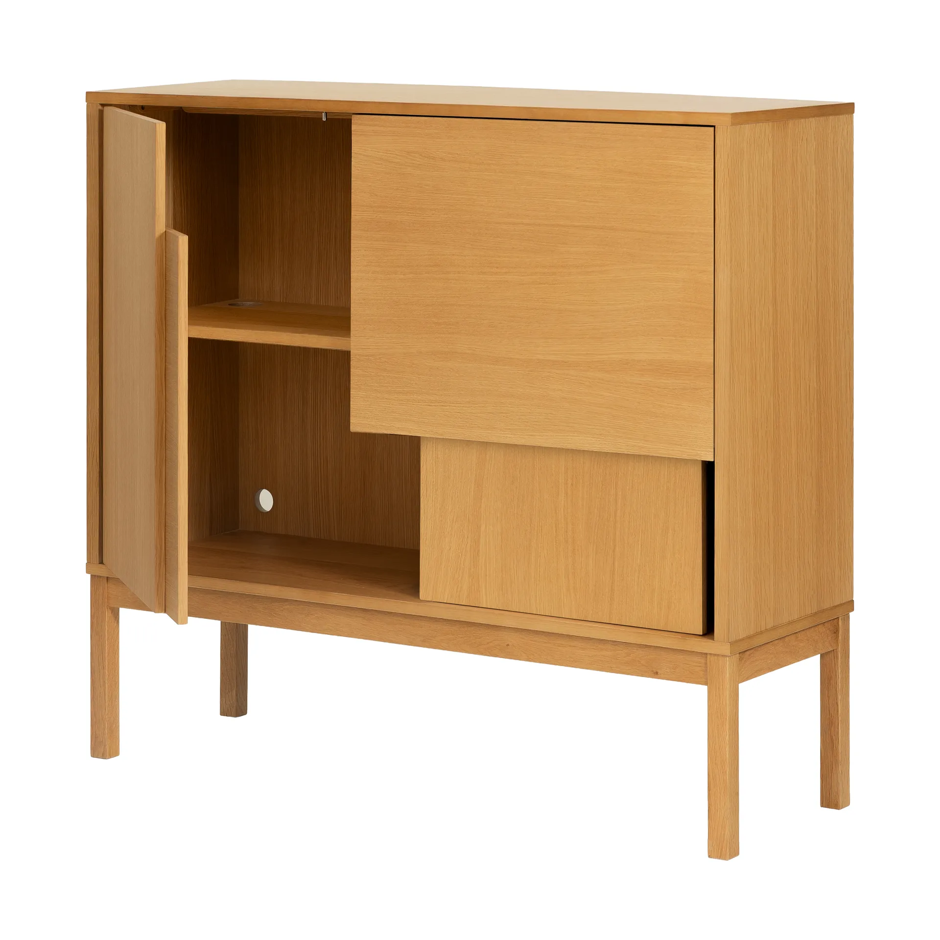 Layer Sideboard, Eiche, 120x110, mit Beinen Design House Stockholm