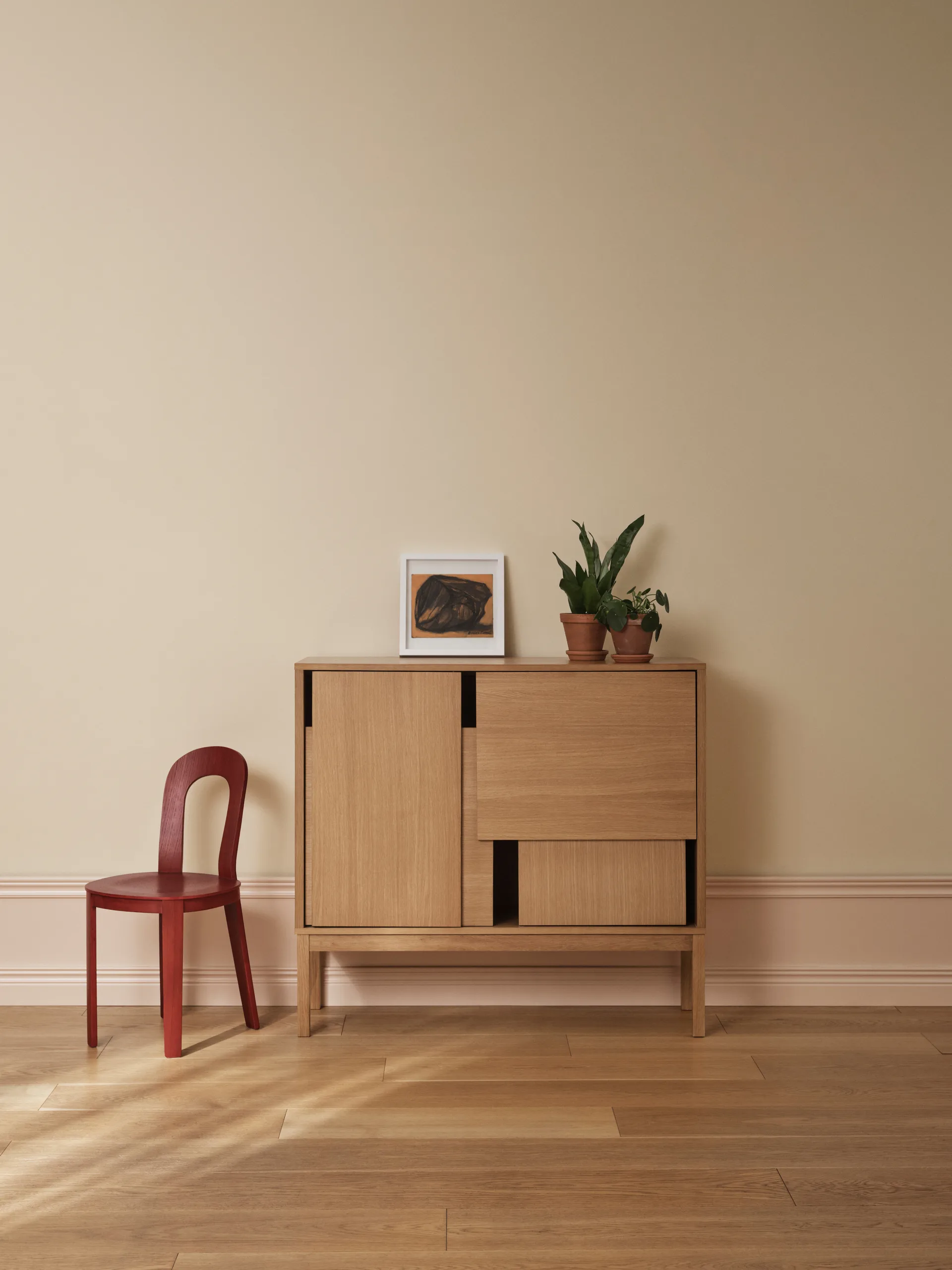 Layer Sideboard, Eiche, 120x110, mit Beinen Design House Stockholm