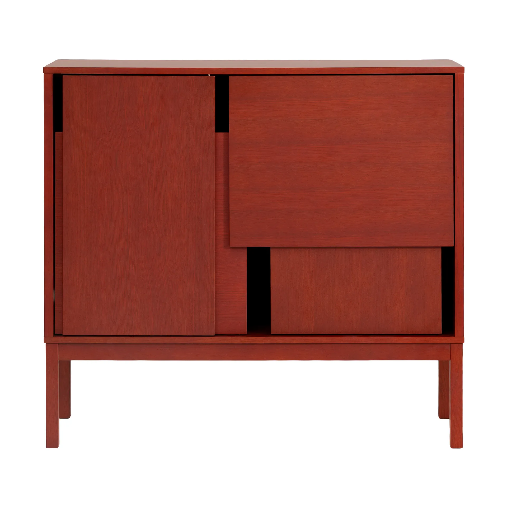 Layer Sideboard, Red, 120x110, mit Beinen Design House Stockholm