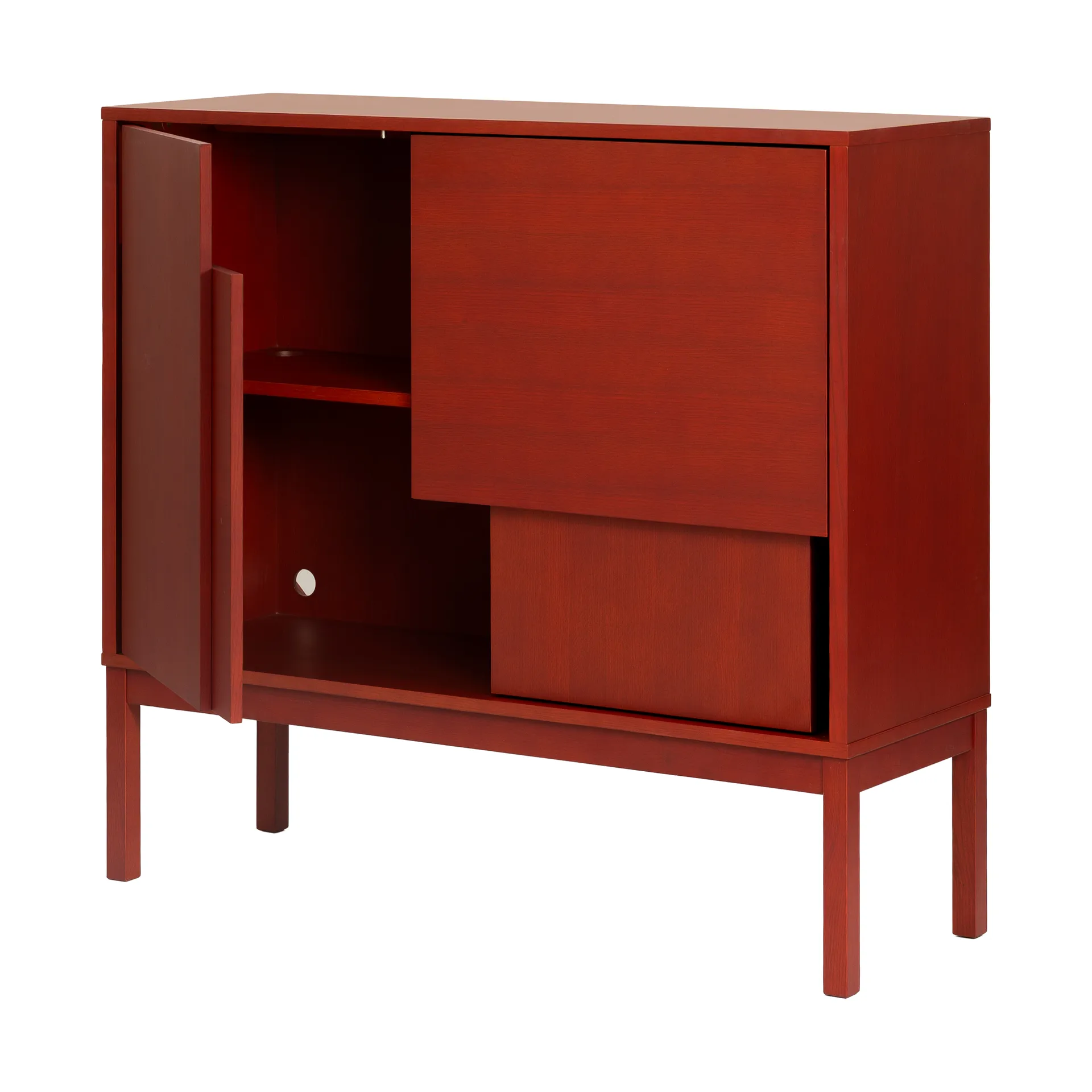Layer Sideboard, Red, 120x110, mit Beinen Design House Stockholm