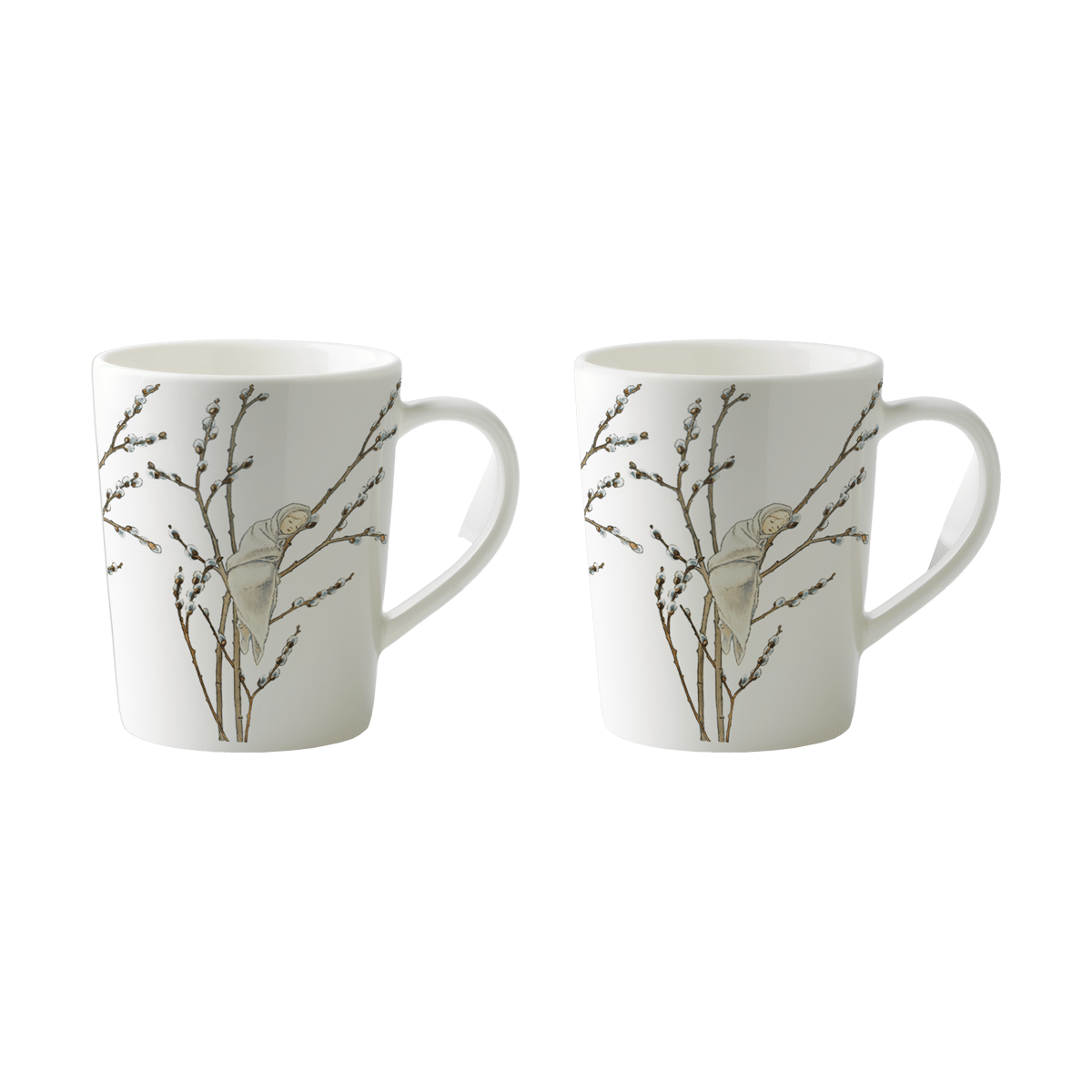 Design House Stockholm Little Willow Espressotasse 10 cl 2er Pack Weiß